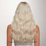 Pure Platinum Blonde (1000) Genius Tape Weft Hair Extensions 60g-100% Remy Human Hair.