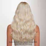 Pure Platinum Blonde (1000) Genius Tape Weft Hair Extensions 60g-100% Remy Human Hair.