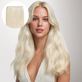 Pure Platinum Blonde (1000) Genius Tape Weft Hair Extensions 60g