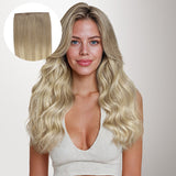 Natural Blonde Balayage (18ET90A) Genius Tape Weft Hair Extensions 60g