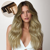 Bleach Blonde Balayage (3/8/613) Genius Tape Weft Hair Extensions 50-80g