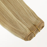 BALAYAGE RUBIO MIEL (4/26/4) Extensiones de cabello con trama cosida