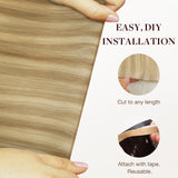 BALAYAGE RUBIO MIEL (4/26/4) Extensiones de cabello con trama cosida