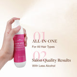 Acondicionador sin enjuague y spray fijador para peinar Hair Spary