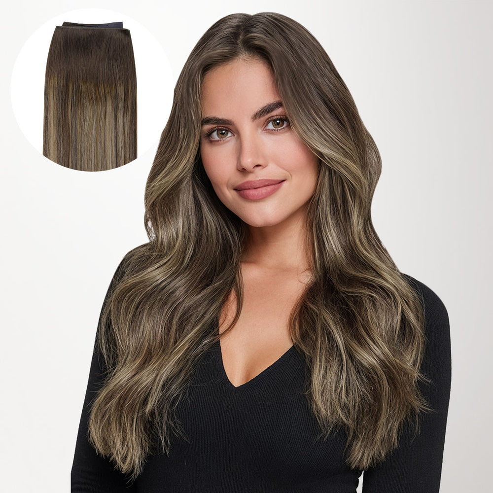 Honey Blonde Balayage (4/26/4) Butterfly Weft Hair Extensions (100g-150g)