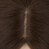 Chocolate Brown (4A) Human Hair Topper