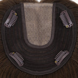  Light Blonde Highlights (16/22A) Topper-100% Remy Human Hair.