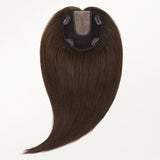 Chocolate Brown (4A) Human Hair Topper
