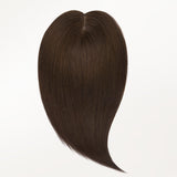 Chocolate Brown (4A) Human Hair Topper
