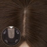  Light Blonde Highlights (16/22A) Topper-100% Remy Human Hair.