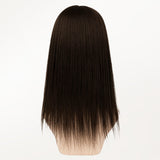 Dark Brown (2) Human Hair Topper