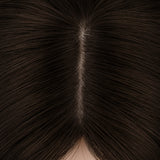 Dark Brown (2) Human Hair Topper