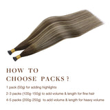 HONEY BLONDE BALAYAGE (4/26/4) I Tip Hair Extensions