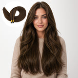 Schwarz bis hellblond – Balayage (1B/16/1B) I Tip Haarverlängerungen