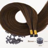 Schwarz bis hellblond – Balayage (1B/16/1B) I Tip Haarverlängerungen