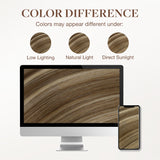  Golden Blonde Highlights (8B/60B) I-Tip Hair Extensions 50g-100% Remy Human Hair.