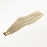 Extensiones de cabello con punta en I de color negro a rubio claro (1B/16/1B)