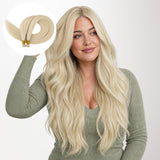 Schwarz bis hellblond – Balayage (1B/16/1B) I Tip Haarverlängerungen