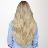 Schwarz bis hellblond – Balayage (1B/16/1B) I Tip Haarverlängerungen