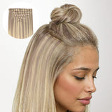 HELLBLONDE STRÄHNEN (16/22) Einnähbare Haarverlängerungen