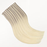 Platinum Blonde Balayage (17/22/60) Invisi Edge Seamless Clip-Ins (140g-160g)