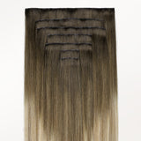 Bleach Blonde Balayage (3/8/613) Invisi Edge Seamless Clip-Ins (140g-160g)