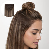 Honey Blonde Balayage (4/26/4) Invisi Edge Seamless Clip-Ins (140g-160g)