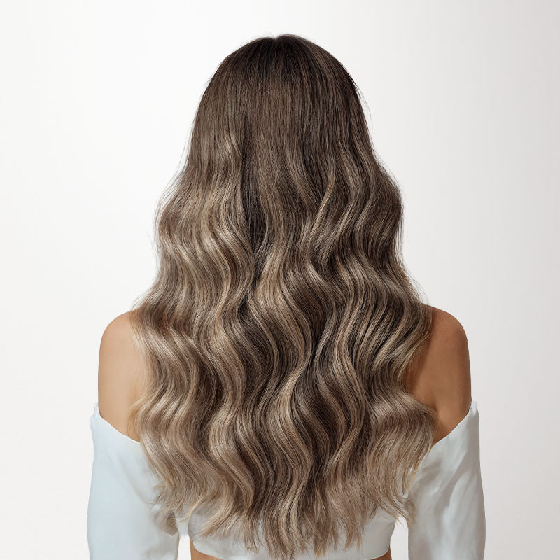 Honey Blonde Balayage (4/26/4) Invisi Edge Seamless Clip-Ins  display picture 3