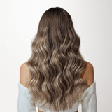 Honey Blonde Balayage (4/26/4) Invisi Edge Seamless Clip-Ins (140g-160g)