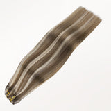 Golden Blonde Highlights (8B/60B) Invisi Edge Seamless Clip-Ins (140g-160g)