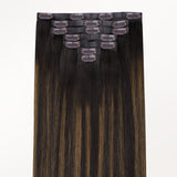 Dark Brown Balayage (2/6/2) Invisi Edge Seamless Clip-Ins (140g-160g)