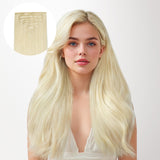 Platinum Blonde (60A) Invisi Edge Seamless Clip-Ins (140g-160g)