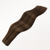  Dirty Blonde Highlights (18D/22F) Invisi Edge Seamless Clip-Ins (140g-160g)-100% Remy Human Hair.