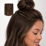  Dirty Blonde Highlights (18D/22F) Invisi Edge Seamless Clip-Ins (140g-160g)-100% Remy Human Hair.