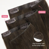 CARAMEL BLONDE BALAYAGE (4/27/4) Einnähende Haarverlängerungen