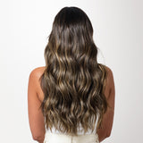 CARAMEL BLONDE BALAYAGE (4/27/4) Einnähende Haarverlängerungen