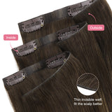 BALAYAGE RUBIO CARAMELO (4/27/4) Extensiones de cabello con trama cosida
