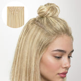 HELLBLONDE STRÄHNEN (16/22) Einnähbare Haarverlängerungen
