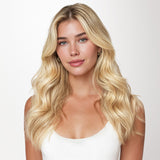 HELLBLONDE STRÄHNEN (16/22) Einnähbare Haarverlängerungen