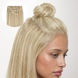 HELLBLONDE STRÄHNEN (16/22) Einnähbare Haarverlängerungen