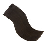 Extensiones de cabello de trama cosida color marrón oscuro (2)