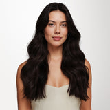 DUNKELBRAUN (2) Einnähbare Haarverlängerungen