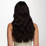 DUNKELBRAUN (2) Einnähbare Haarverlängerungen