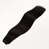 JET BLACK (1) Haarverlängerungen zum Einnähen