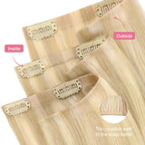 MECHAS RUBIAS CLARAS (16/22) Extensiones de cabello cosidas