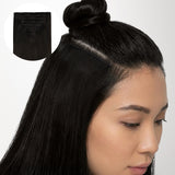 Natural Black (1B) Invisi Edge Seamless Clip-Ins (140g-160g)-100% Remy Human Hair.
