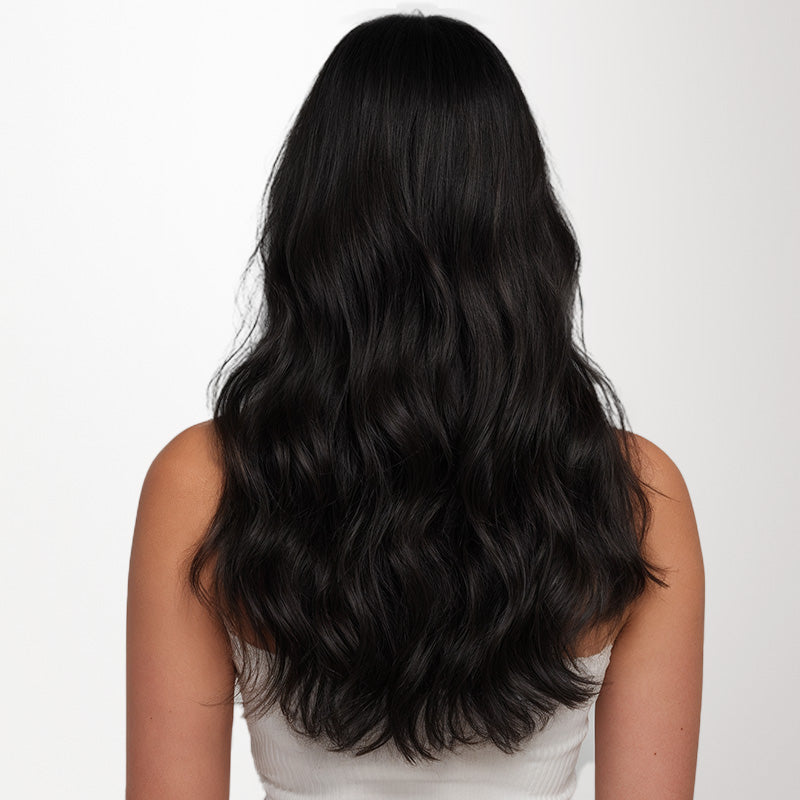 Natural Black (1B) Invisi Edge Seamless Clip-Ins (140g-160g  display picture 1