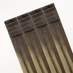 Caramel Blonde Balayage (4/27/4) Invisi Edge Tape-Ins 50g – 100% Remy Human Hair by GOO GOO Hair.