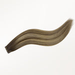 Caramel Blonde Balayage (4/27/4) Invisi Edge Tape-Ins 50g – 100% Remy Human Hair by GOO GOO Hair.
