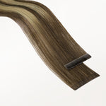 Caramel Blonde Balayage (4/27/4) Invisi Edge Tape-Ins 50g – 100% Remy Human Hair by GOO GOO Hair.